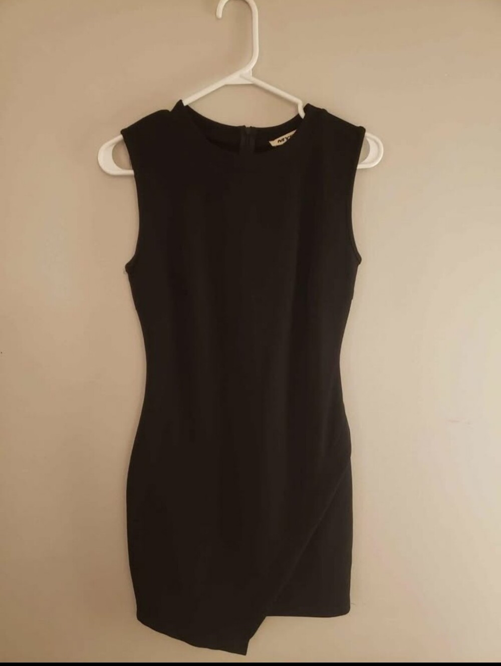 Mystic Black Sleeveless Mini Dress